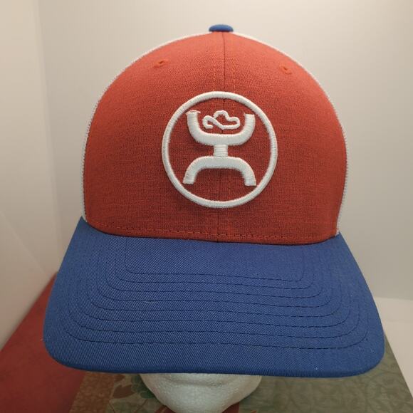 Hooey Cody OHL Snapback Trucker Hat Blue Orange White Adjustable Embroidered - Picture 2 of 8